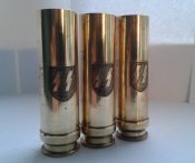 Стопки из гильз немецкой зенитки Flak 38