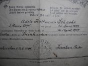 Почётный крест ПМВ 1914-1918 (без мечей, крест Гинденбурга).