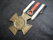 Почётный крест ПМВ 1914-1918 (без мечей, крест Гинденбурга).