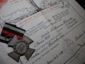 Почётный крест ПМВ 1914-1918 (без мечей, крест Гинденбурга).