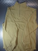 Флис British Army "Combat undershirt thermal" (light olive) (Лот №4)