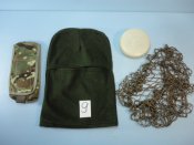 (Лот№9) 4 предмета: Подсумок магазинный MTP Osprey,балаклава,жировница,сетка на каску ( с 1й гривны)