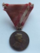 Австро-Венгрия.Медаль "За храбрость" 1916-18гг. Бронза.