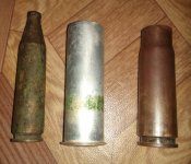 3 разные немецкие гильзы