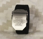 Тактический брючной ремень Слава Украине с пряжкой tactical black (Slava black)