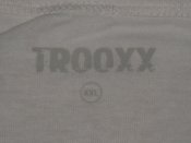 Лот №А2595 Футболка Великобритания оригинал Trooxx х/б с V-образным вырезом XXL (classic) белая