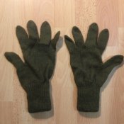 Шерстяные армейские перчатки. Бельгия