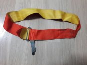 Желтокрасная  лента на шлем для маневров, Вермахт