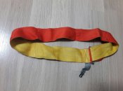 Желтокрасная  лента на шлем для маневров, Вермахт