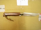 Нож MAM &quot;Hunter&quot;, кожаная петля, liner-lock