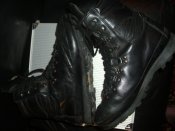 Берцы чёрные кожаные Alt-Berg "Warrior Microlite MkII". Б/у. р.9 (лот №2)