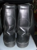 Берцы чёрные кожаные Double Duty. Б/у. р.~44 (лот №1)