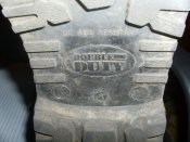 Берцы чёрные кожаные Double Duty. Б/у. р.~44 (лот №1)