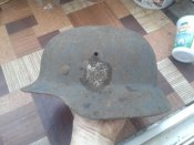 каска м40/68 с номером 1