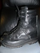 Берцы чёрные кожаные с мембраной Gore-Tex - Prabos Profi Trek Gtx. Б/у. р.9М (лот №1)