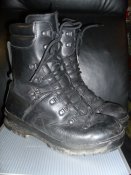 Берцы чёрные кожаные с мембраной Gore-Tex - Prabos Profi Trek Gtx. Б/у. р.9М (лот №1)