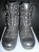 Берцы чёрные кожаные с мембраной Gore-Tex - Prabos Profi Trek Gtx. Б/у. р.7L (лот №2)