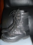 Берцы чёрные кожаные с мембраной Gore-Tex - Prabos Profi Trek Gtx. Б/у. р.7L (лот №2)