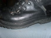 Берцы чёрные кожаные с мембраной Gore-Tex - Prabos Profi Trek Gtx. Б/у. р.7L (лот №2)