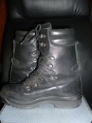 Берцы чёрные кожаные с мембраной Gore-Tex - Prabos Profi Trek Gtx. Б/у. р.7L (лот №2)