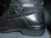 Берцы чёрные кожаные с мембраной Gore-Tex - Prabos Profi Trek Gtx. Б/у. р.7L (лот №2)