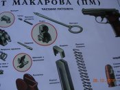 плакаты стрелкового оружия.ПМ и АК. .все четко.размер 80 на 60 см.плотный картон.(порядок сборки и р