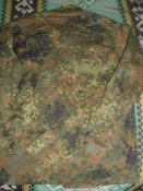 Китель флектарн армии Бундесвер Gr.7. Рубашка flecktarn Bundeswehr р.7585/9500 (лот №103)