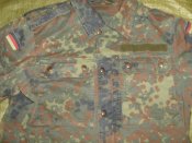 Китель флектарн армии Бундесвер Gr.6. Рубашка flecktarn Bundeswehr р.7585/9095 (лот №76-4)
