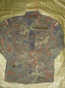 Китель флектарн армии Бундесвер Gr.6. Рубашка flecktarn Bundeswehr р.7585/9095 (лот №76-4)
