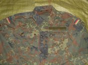 Китель флектарн армии Бундесвер Gr.6. Рубашка flecktarn Bundeswehr р.7585/9095 (лот №76-4)