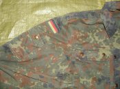 Китель флектарн армии Бундесвер Gr.6. Рубашка flecktarn Bundeswehr р.7585/9095 (лот №76-4)