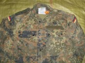 Китель флектарн армии Бундесвер Gr.6. Рубашка flecktarn Bundeswehr р.7585/9095 (лот №74-4)