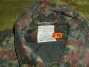Китель флектарн армии Бундесвер Gr.9. Рубашка flecktarn Bundeswehr р.7585/0510 (лот №72-4)