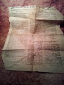 Часть газеты "Знамя Победы" №13 1945г с приказами №221, 222 Сталина Жукову 16 января 1945г