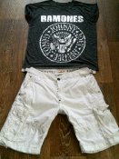 Aeronautica militare шорты + Ramones футболка