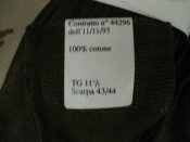 Носки армии Италии, 43-44 (8 пар)