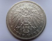 5 марок. Пруссия 1894г. Ag.jpg