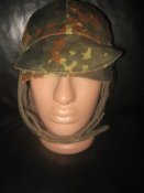 Шапка зимняя флектарн Бундесвера (Германия). Ушанка Bundes немка Flecktarn р.57 (56) №4