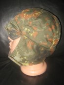 Шапка зимняя флектарн Бундесвера (Германия). Ушанка Bundes немка Flecktarn р.57 (56) №4