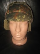 Шапка зимняя флектарн Бундесвера (Германия). Ушанка Bundes немка Flecktarn р.57 (56) №4