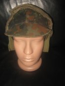 Шапка зимняя флектарн Бундесвера (Германия). Ушанка Bundes немка Flecktarn р.57 (56) №5