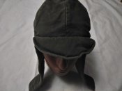 Шапка зимняя олива Bundeswehr. Шапка-ушанка Бундесвер р.58 (лот №5)