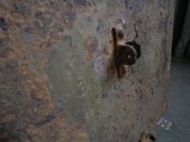 Люк мех.вода советского плавающего танка (танкетки) Т-37а
