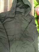Парка олива новая. Куртка зимняя Regular Fit с капюшоном на флисе. Размер 3XL