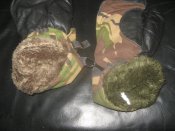 Рукавицы зимние камуфляжные Голландия (оригинал). Рукавицы военные DPM р.9 (лот №3)