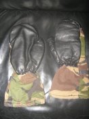 Рукавицы зимние камуфляжные Голландия (оригинал). Рукавицы военные DPM р.9 (лот №4)