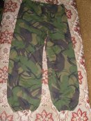 Брюки мембранные дышащие Gore-Tex камуфляж DPM (оригинал). р.75/80/96 (лот №3)