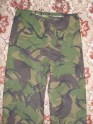Брюки мембранные дышащие Gore-Tex камуфляж DPM (оригинал). р.75/80/96 (лот №3)