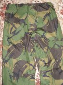 Брюки мембранные дышащие Gore-Tex камуфляж DPM (оригинал). р.75/80/96 (лот №12)