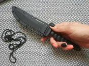 Нож с фиксированным клинком от компании Cold Steel. Модель Tanto Spike (53NCT). Оригинал.